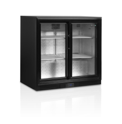 Chladící barová skříň DB-201 S - nápojová vitrína - POSUVNÉ DVEŘE + DÁREK = SLEVA