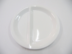 Porcelánový talíř dvoudílný vhodný pro tabletový systém MENU MOBIL 