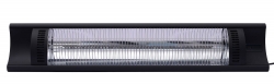 Venkovní terasový infrazářič Bola, HENDI, Černá, 230V/2500W, 912x185x(H)174mm