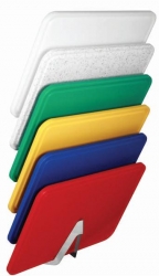 Krájecí pracovní deska HACCP 440x290x15mm s drážkou - 6 barev