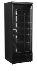 Mrazící skříň prosklená 560/390l TEFCOLD Atom Maxi F1DBB BLACK