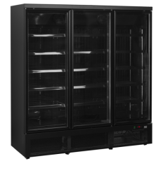 Chladící skříň prosklená 1664/1264l TEFCOLD Atom Maxi C3DBB  BLACK