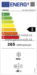 Truhla mrazící EFL 4655 bílá